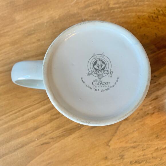 Vintage Looney Tunes Taz Devil Coffee Mug Set of 2 Bugs Bunny Warner Bros - Picture 8 of 12